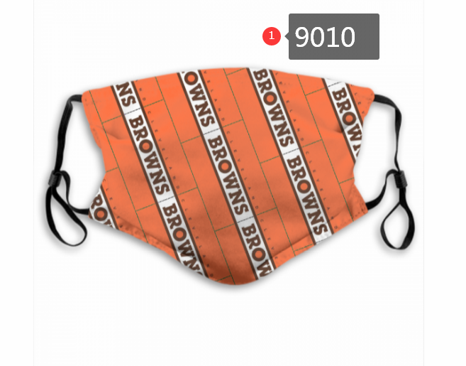 2020 NFL Cleveland Browns  Dust mask with filter->nfl dust mask->Sports Accessory